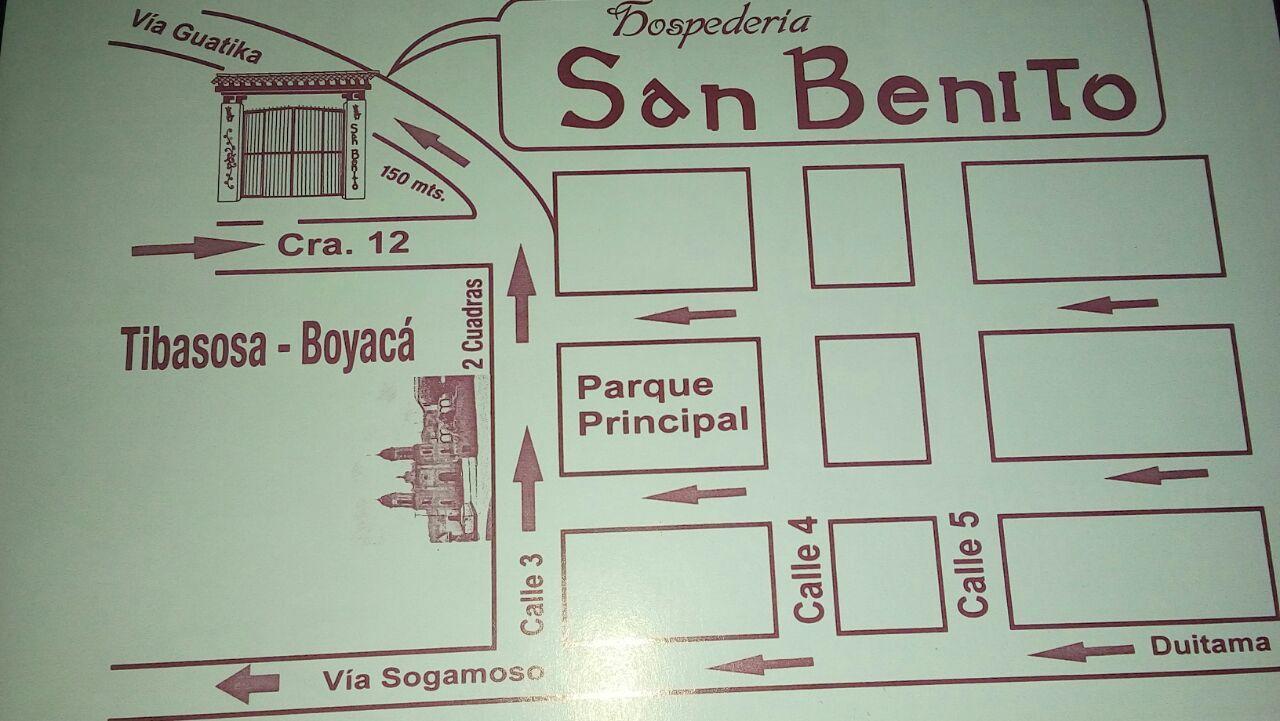 San Benito Hotel Tibasosa Eksteriør bilde